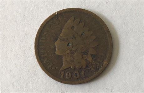 1901 Indian Head Penny