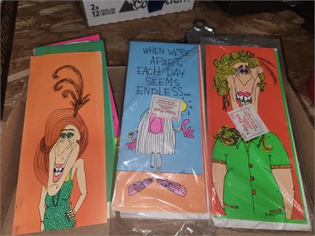 Vintage Cards, 2 unopened packs & singles