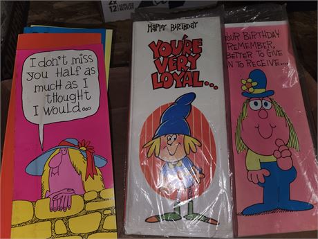 Vintage Cards, 2 unopened packs & singles