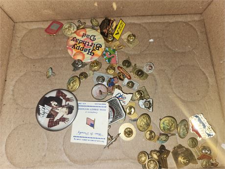 Flat of Pins & Buttons