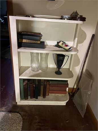 Shelf with Contents - Attic Top of Stairs