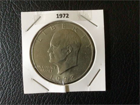 1972 Eisenhower Dollar Coin