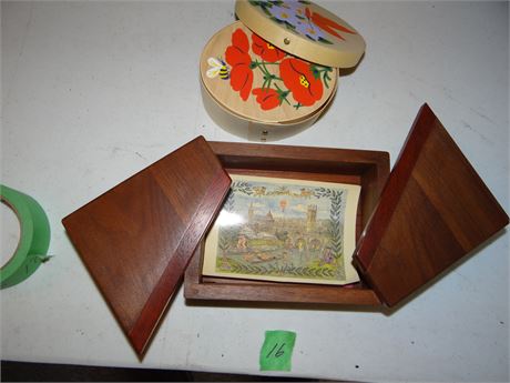Unique Wooden Box and Stacking Boxes