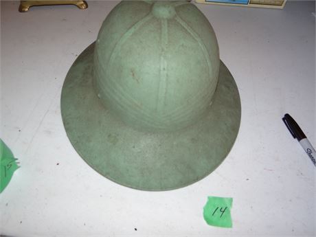 Green Plastic Safety Hat
