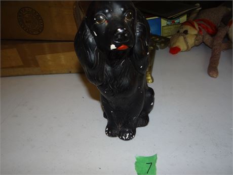 Dog Chalkware