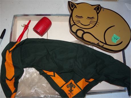 Boy Scout Scarf, Cat, Game