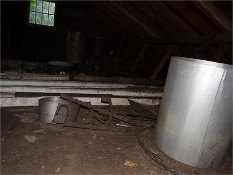 Garage Attic Cleanout. At your own risk.