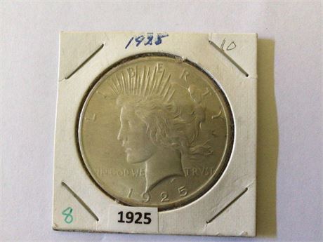 1925 Morgan Silver Dollar