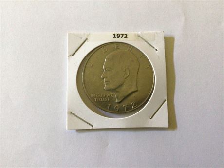 1972 Eisenhower Dollar Coin
