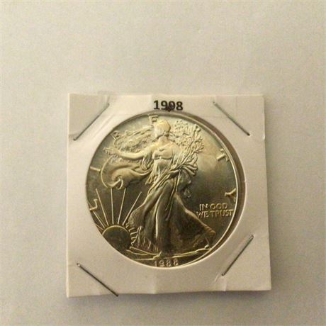 1988 Walking Liberty Silver Dollar - Silver