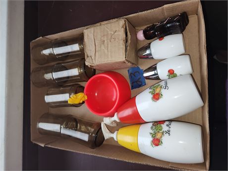 Ketchup & Mustard Dispensers & Glasses & Misc.