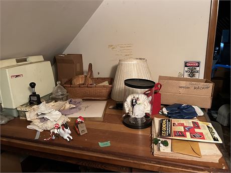 As a Lot - Top of Desk in Attic Bedroom