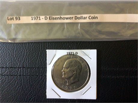 1971 D Eisenhower Dollar Coin