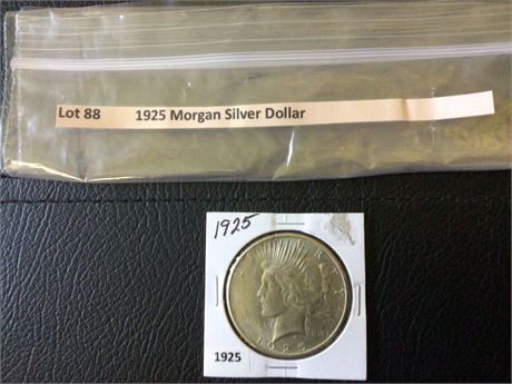 1925 Morgan Silver Dollar