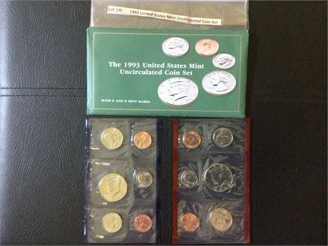 1993 United States Mint Uncirculated Coin Set