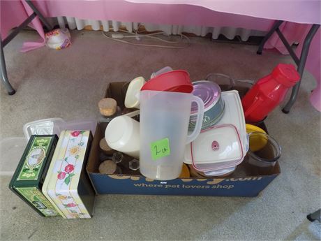 Housewares, tins, Storage Containers