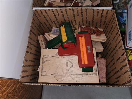 Lot Of Wood Stamps