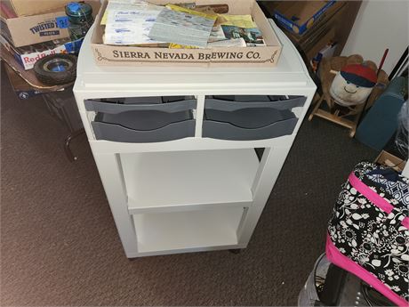 Printer Stand On Wheels