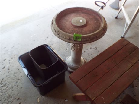 Lawn and Garden, Bird bath, etc