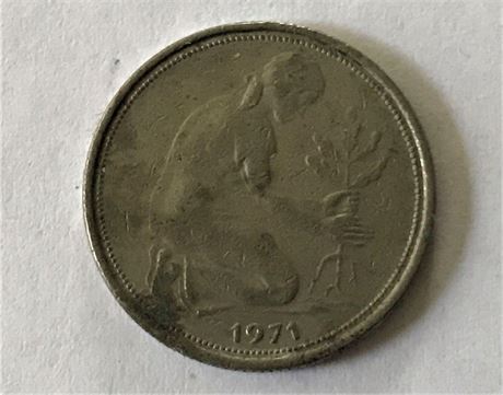 1971 Germany 50 Pfennig