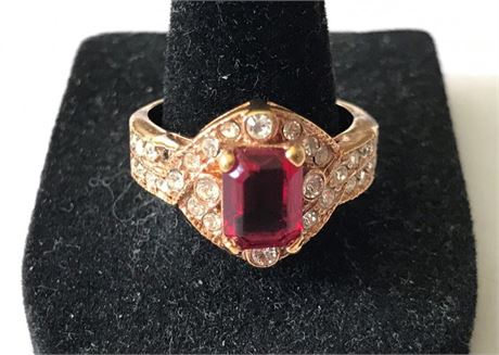 Stamped HGE Lind Size 7 Ring