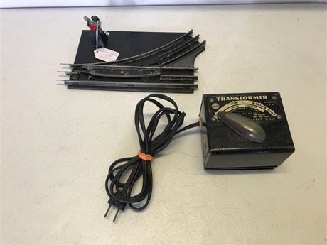 Vintage Train Track Switch & Switch