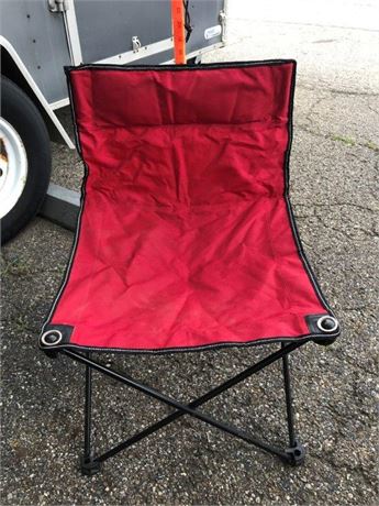 Red Fold-Up Chair