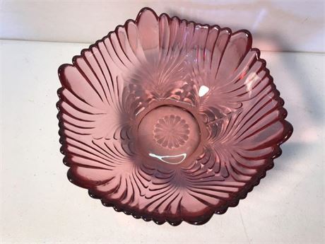 Fenton Cranberry Bowl