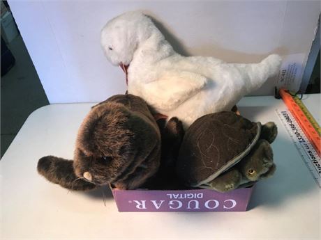 3 Animal Hand Puppets