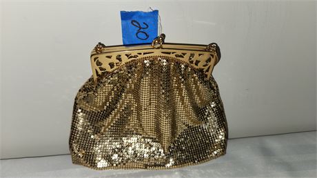 Goldtone Mesh Handbag