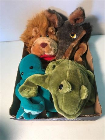4 Animal Hand Puppets