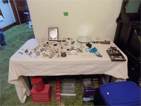 Jewelry and Table Lot
