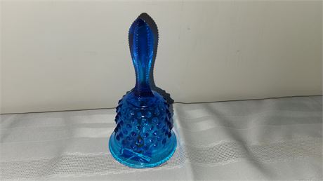 Fenton Blue Hobnail Bell 5 1/2"