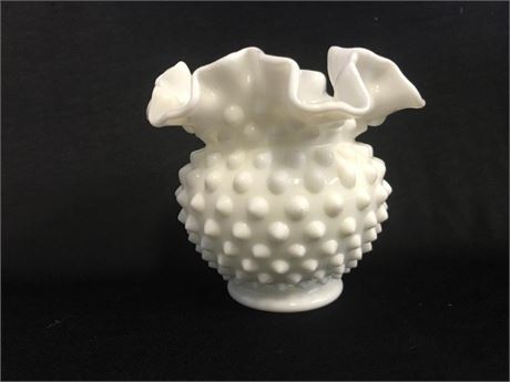 Milk Glass Dish