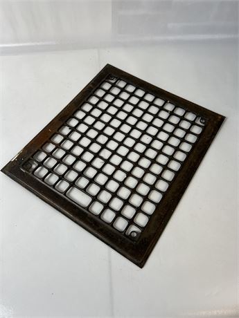 Vtg Metal Floor Grate