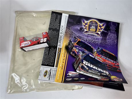 Nascar Program and Hot Wheels Car '08
