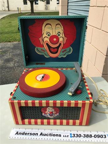 Bozo the Clown Record Player
