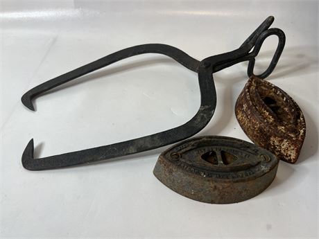Antique Ice Tongs