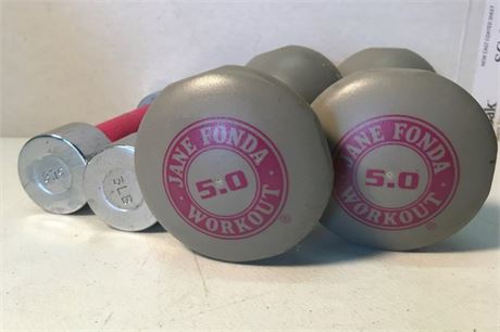 2 Sets of 3lb & 5lb Weights