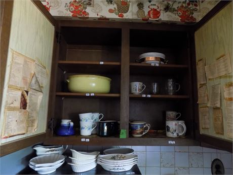 Kitchen Shelf Coffee Mug Lot