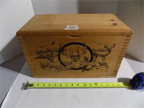 Wood Deer Sports Box