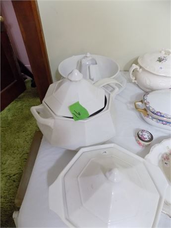 White Serving Dishes