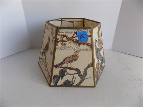Bird Print Lampshade