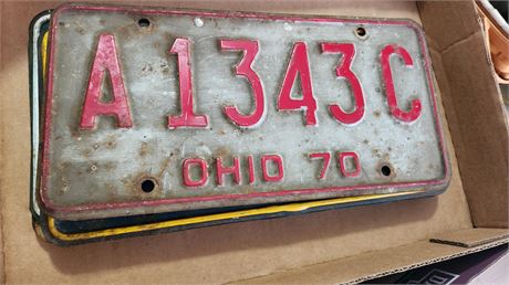 Lot Of License Plates