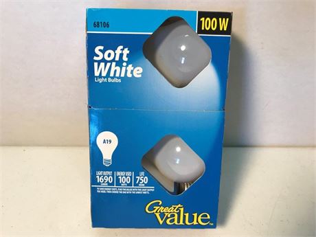 100W Light Bulbs