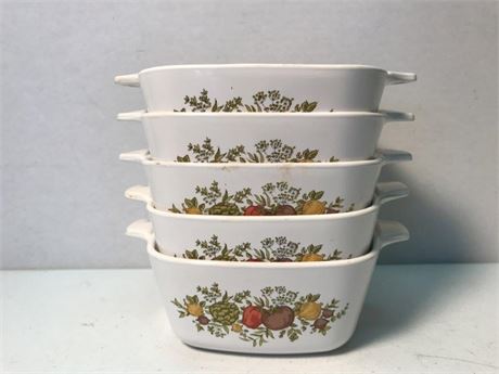 5 Corning Ware 2 3/4Cup