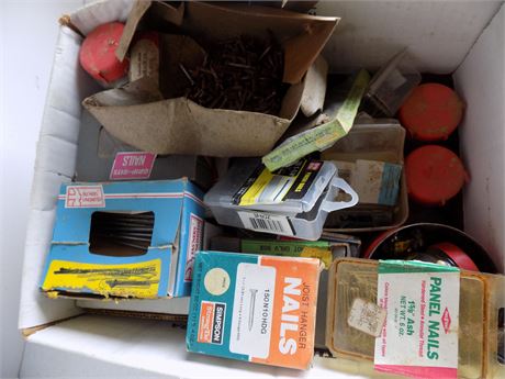 Hardware, Nails, screws, etc