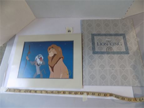 Collectible Lion King 1995 Lithograph