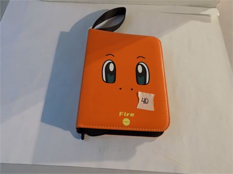 Collectible Pokemon Trading Cards and Fire Binder