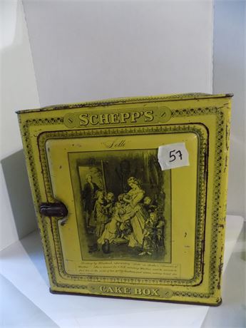 Vintage Schepp's Cake Box